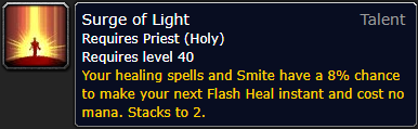 Tooltip for Surge of Light